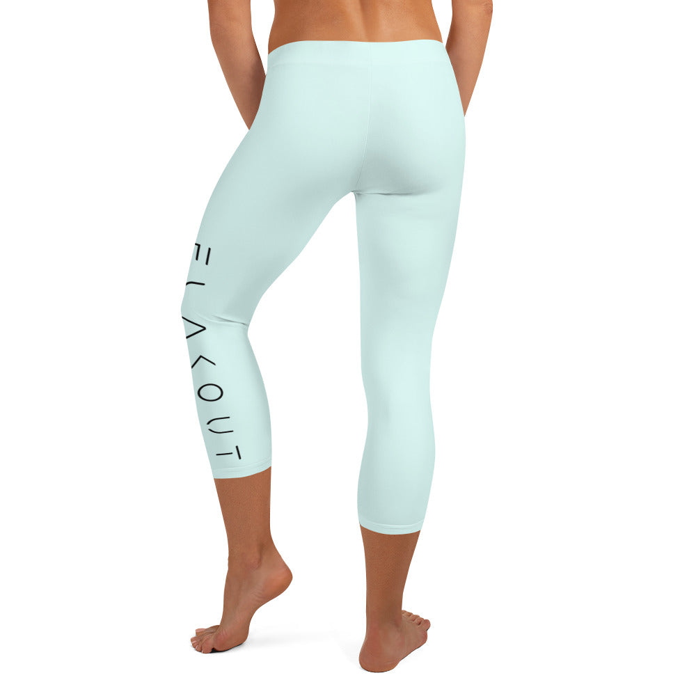 Polar Pearl Women's Capri Leggings - FLAKOUT