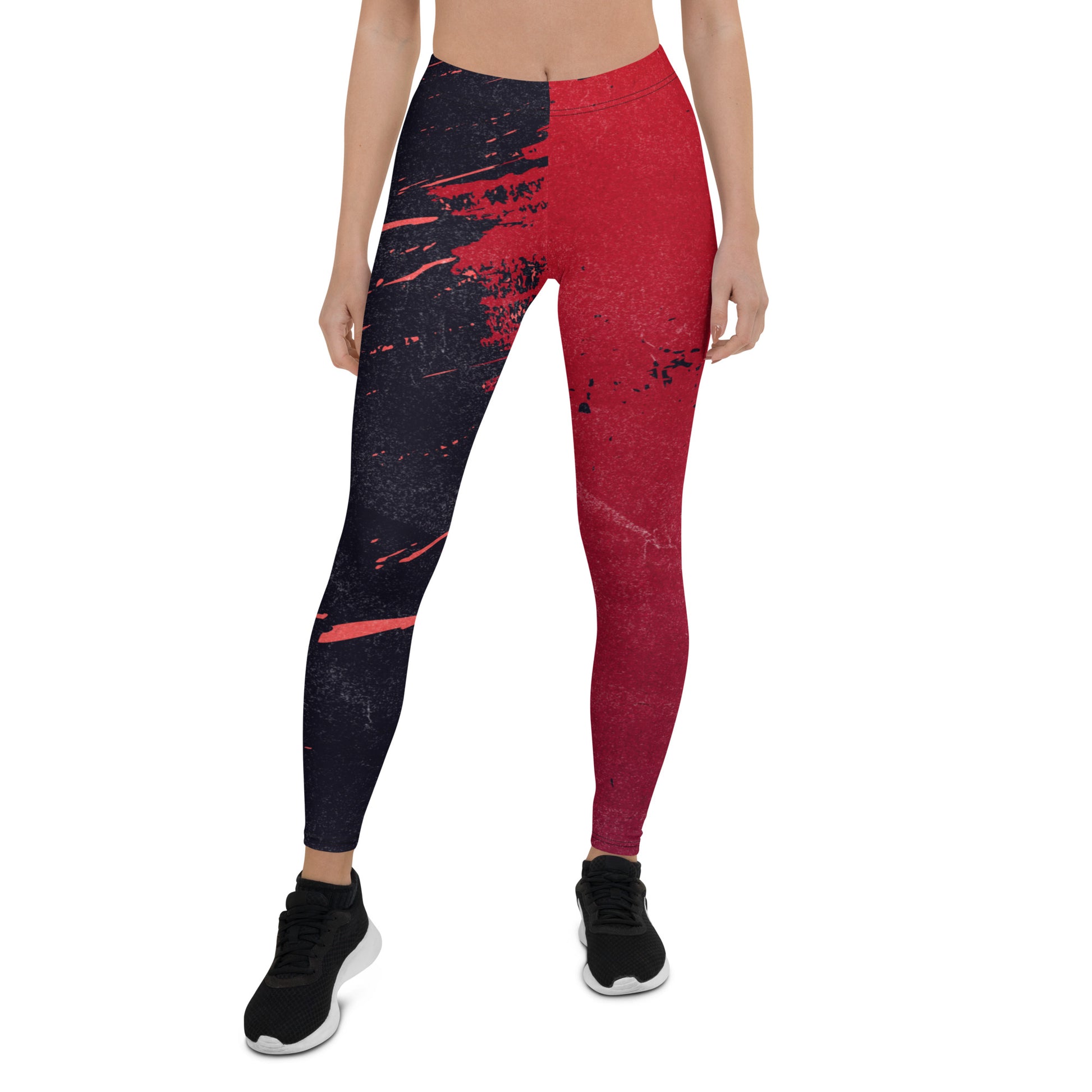 Leggings Red Black Crush - FLAKOUT