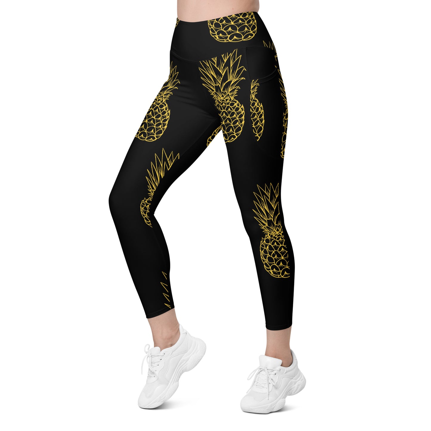 Pineapple Bliss Women's Leggings With Pockets - FLAKOUT