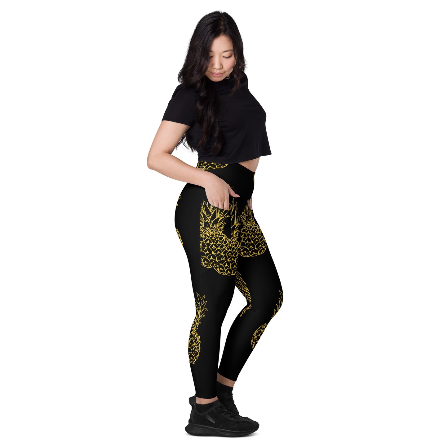 Pineapple Bliss Women's Leggings With Pockets - FLAKOUT