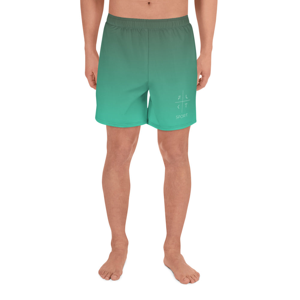 FLAKOUT Sport Ocean Breeze Men's Recycled Athletic Shorts - FLAKOUT