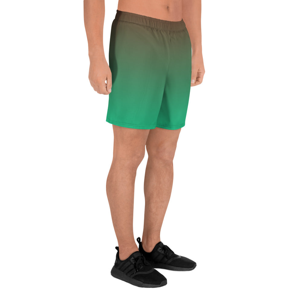 FLAKOUT Sport Lively Leaf Men's Recycled Athletic Shorts - FLAKOUT