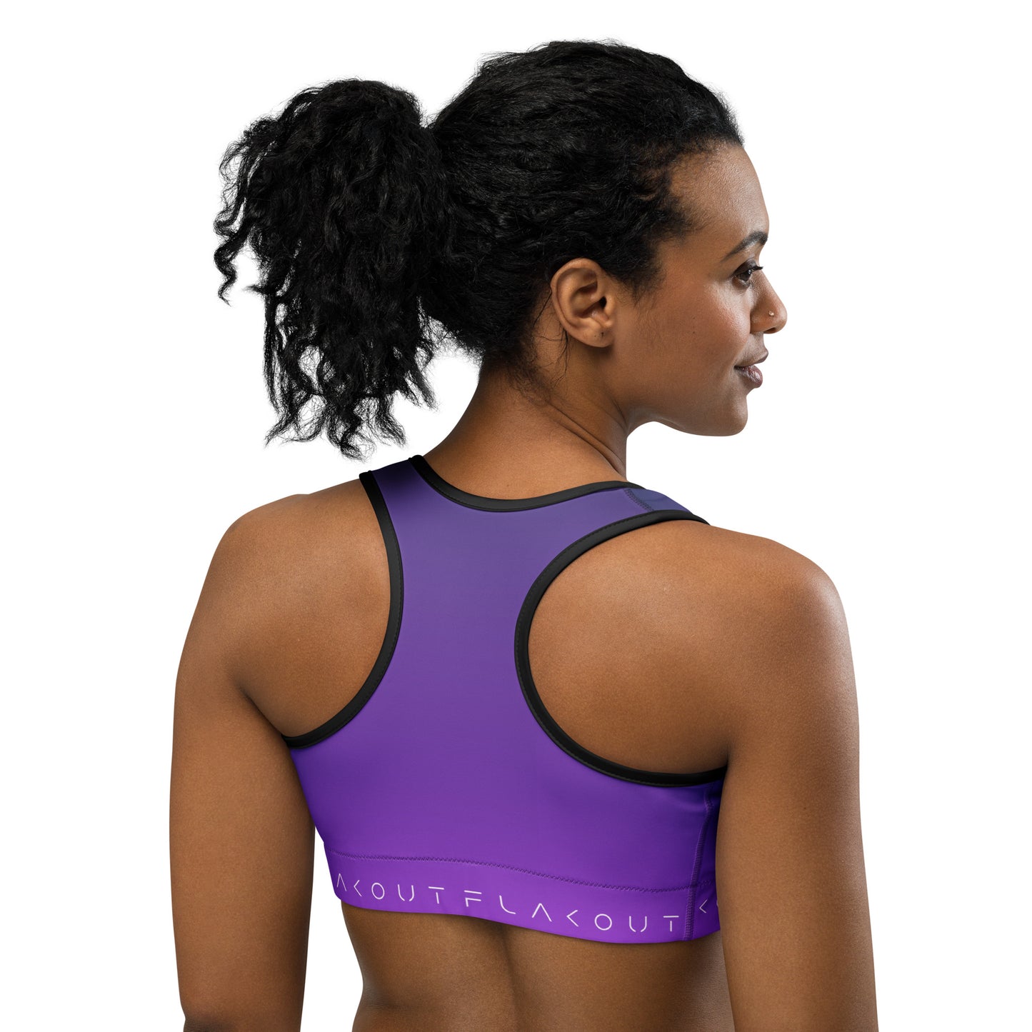 Lilac Twilight Women's Sports Performance Bra - FLAKOUT