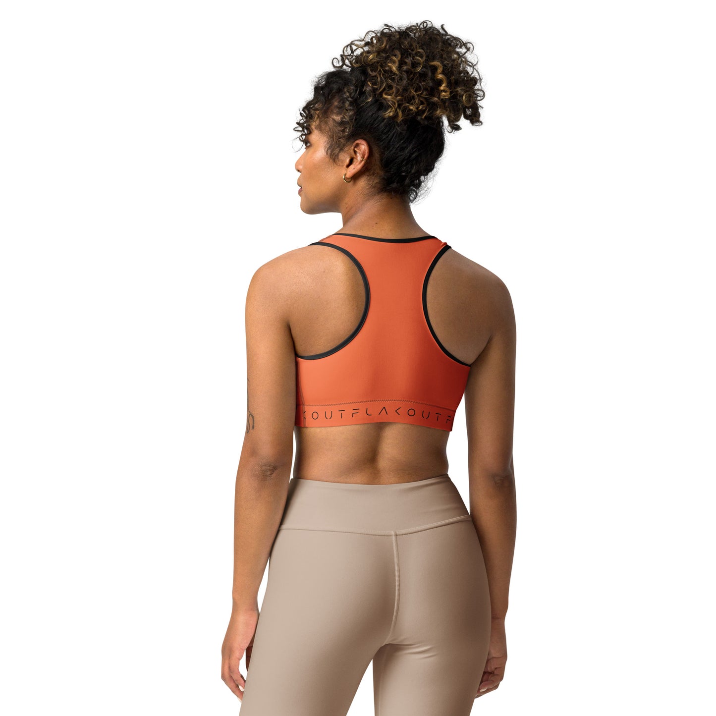 Fiery Burst Women's Sports Performance Bra - FLAKOUT