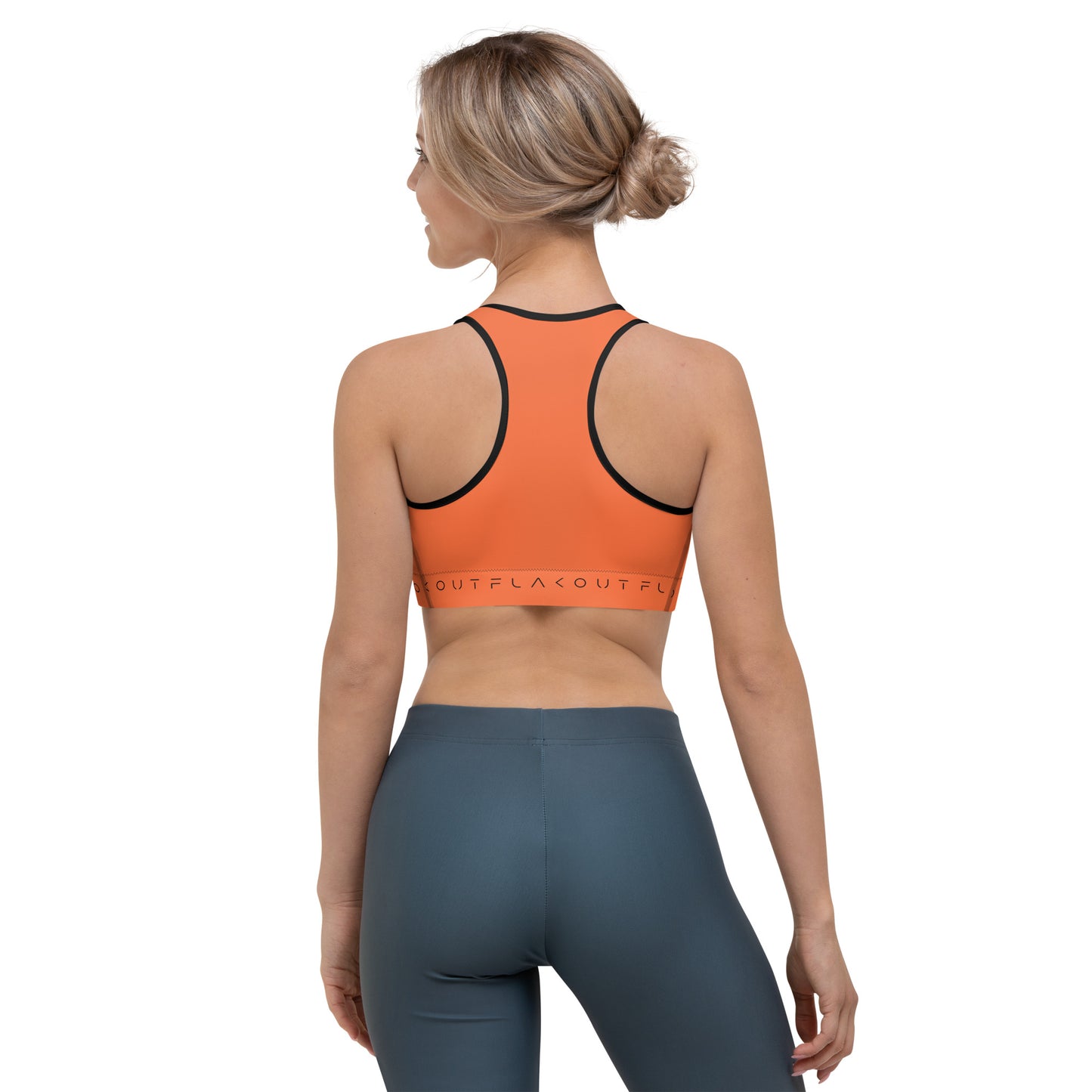 Fiery Burst Women's Sports Performance Bra - FLAKOUT