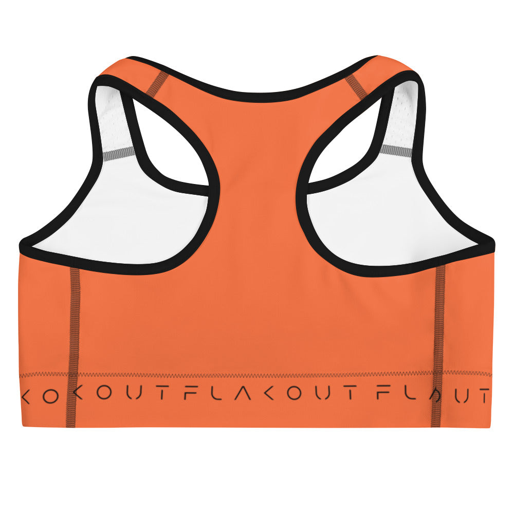 Fiery Burst Women's Sports Performance Bra - FLAKOUT