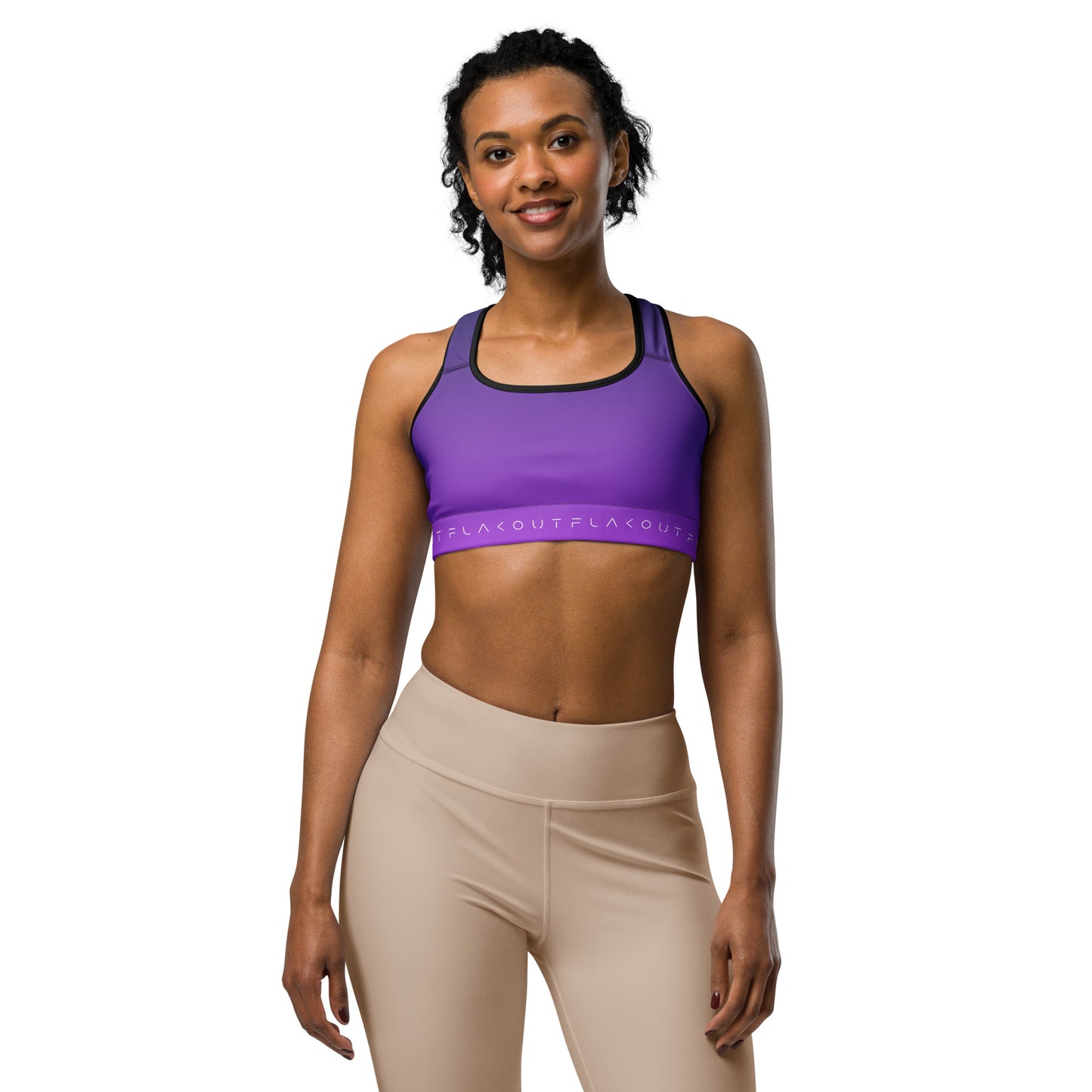 Lilac Twilight Women's Sports Performance Bra - FLAKOUT