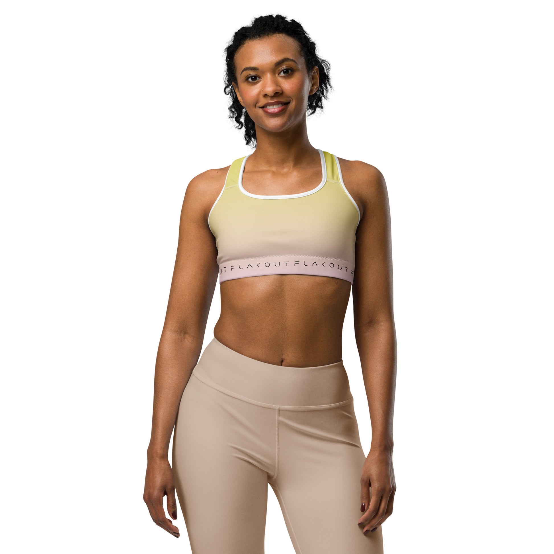 Lemonade Bliss Women's Sports Performance Bra - FLAKOUT