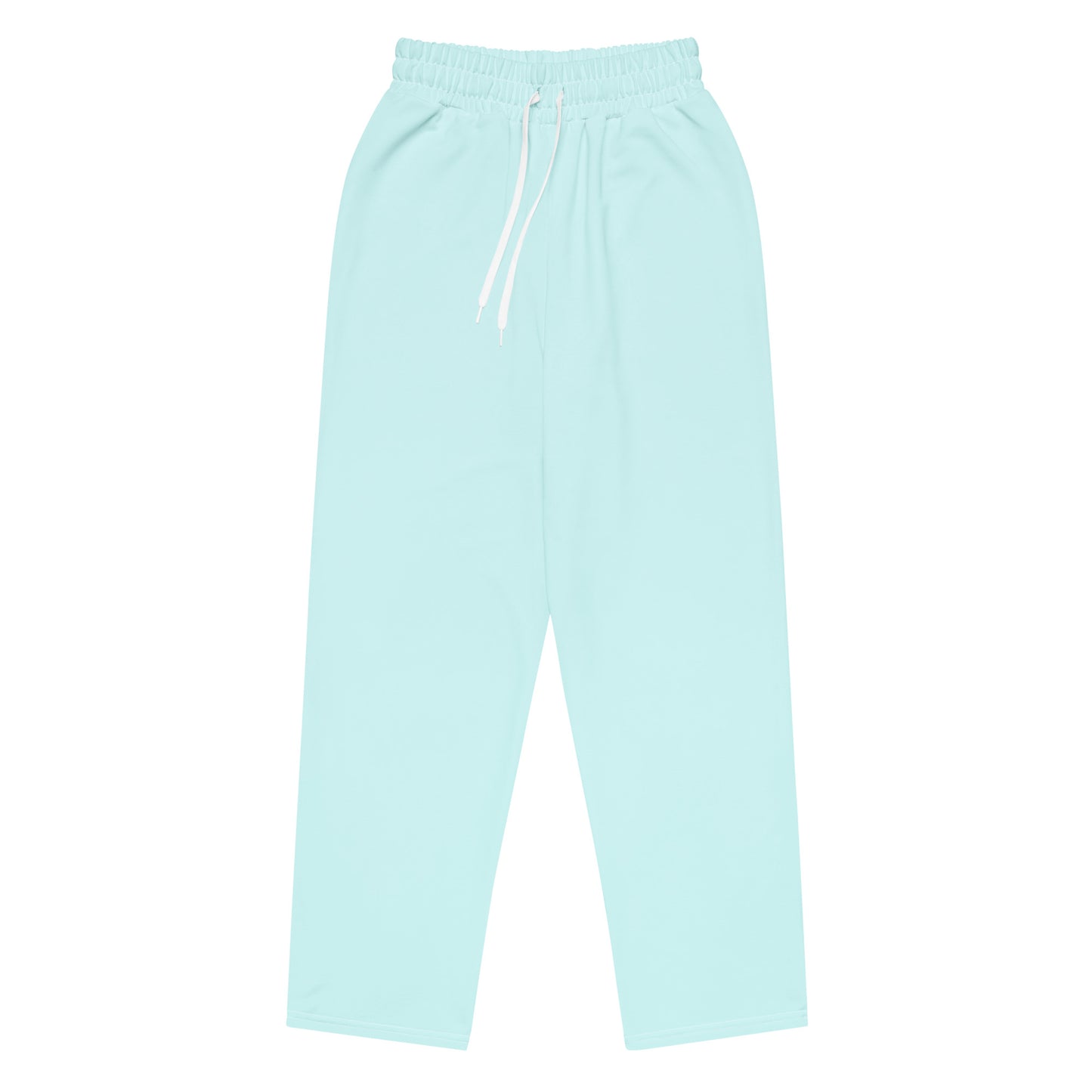 Unisex Wide-leg Recycled Joggers - Light Blue - FLAKOUT