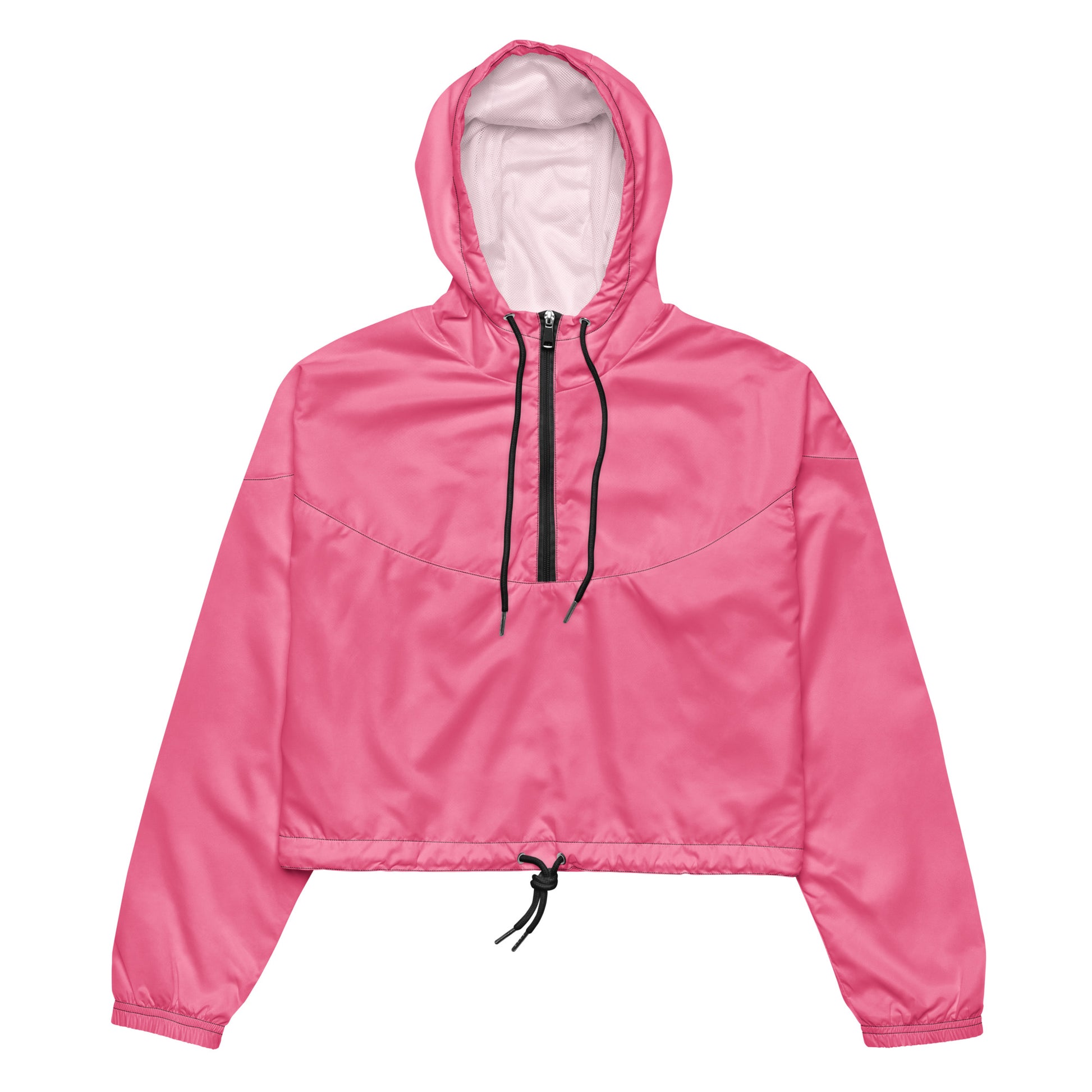 Tickle Me Pink Women’s Cropped Windbreaker - FLAKOUT