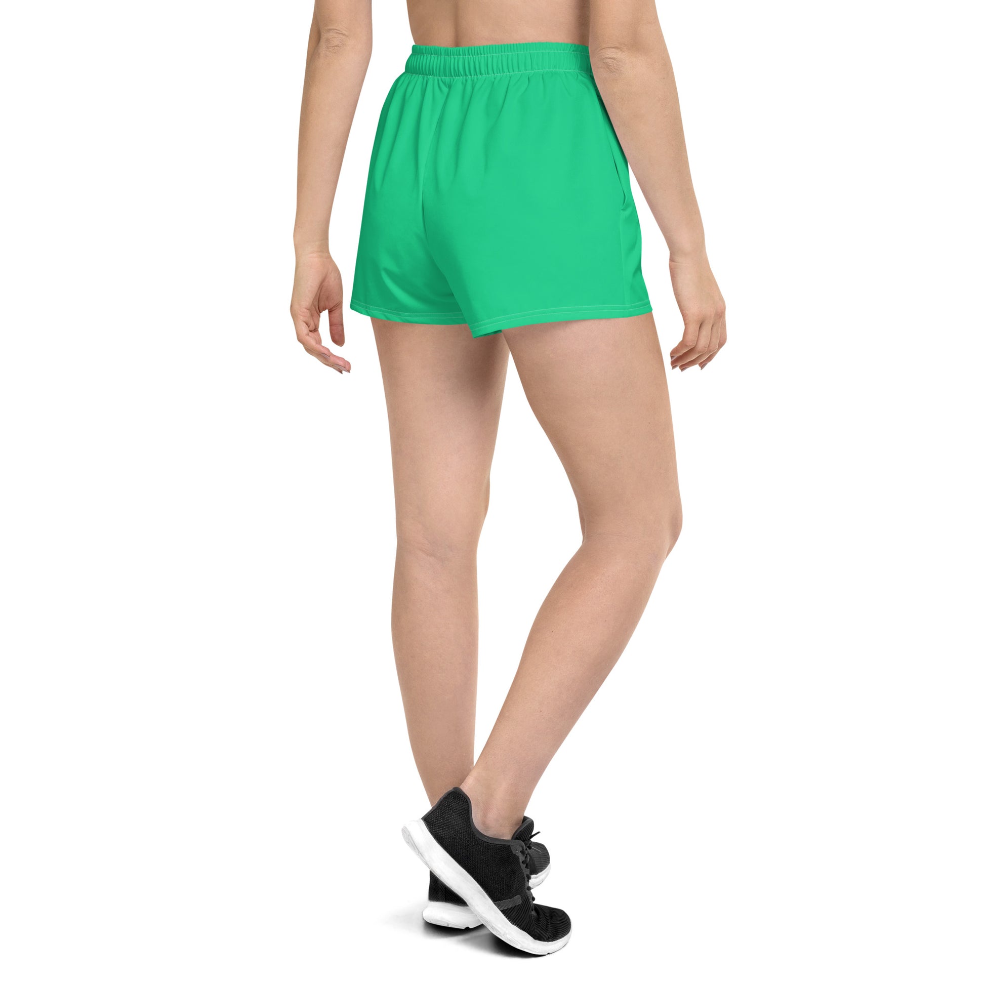 FLAKOUT Sport Verdant Oasis Women’s Recycled Athletic Shorts - FLAKOUT