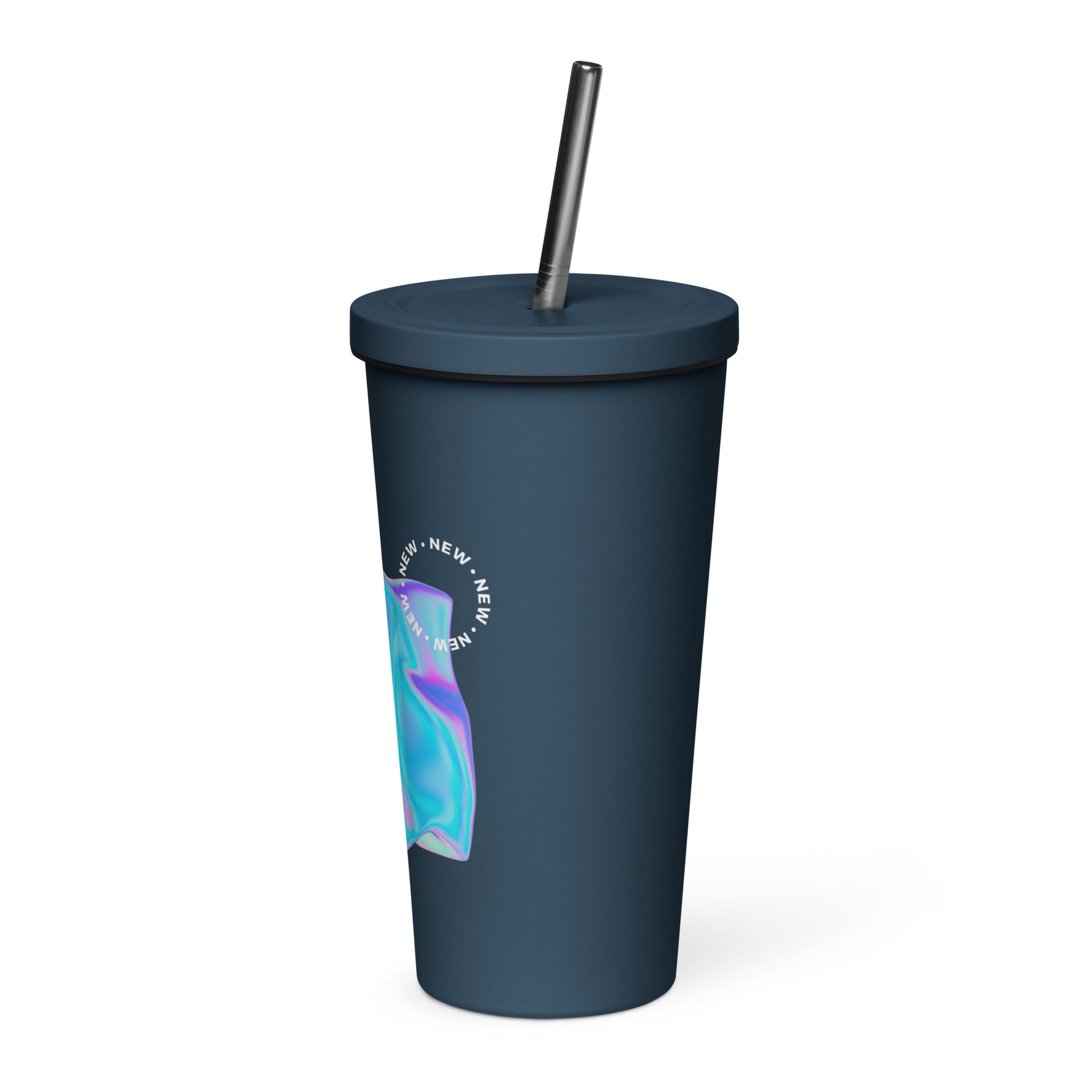 Vivid Existence Live Your Life Insulated Tumbler With A Straw - FLAKOUT