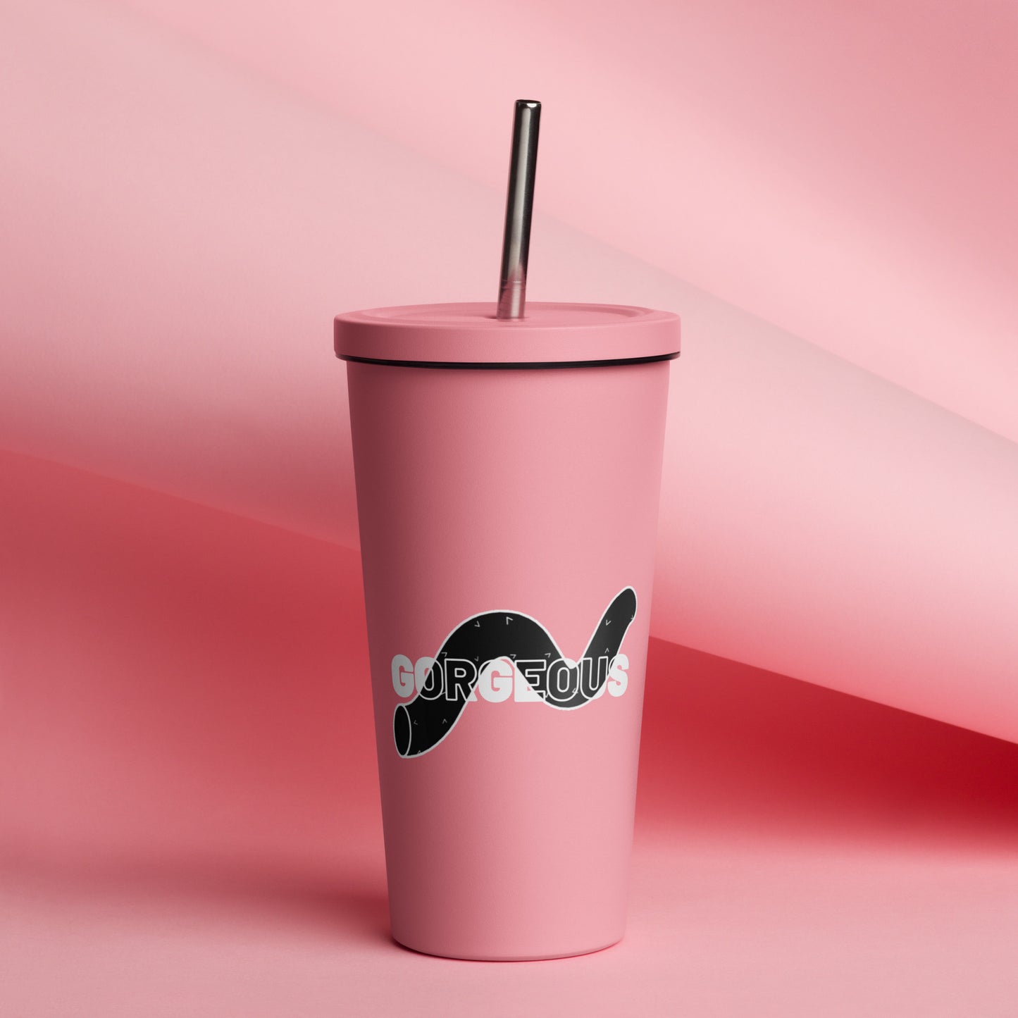 Gorgeous Opulent Allure Insulated Tumbler With A Straw - FLAKOUT