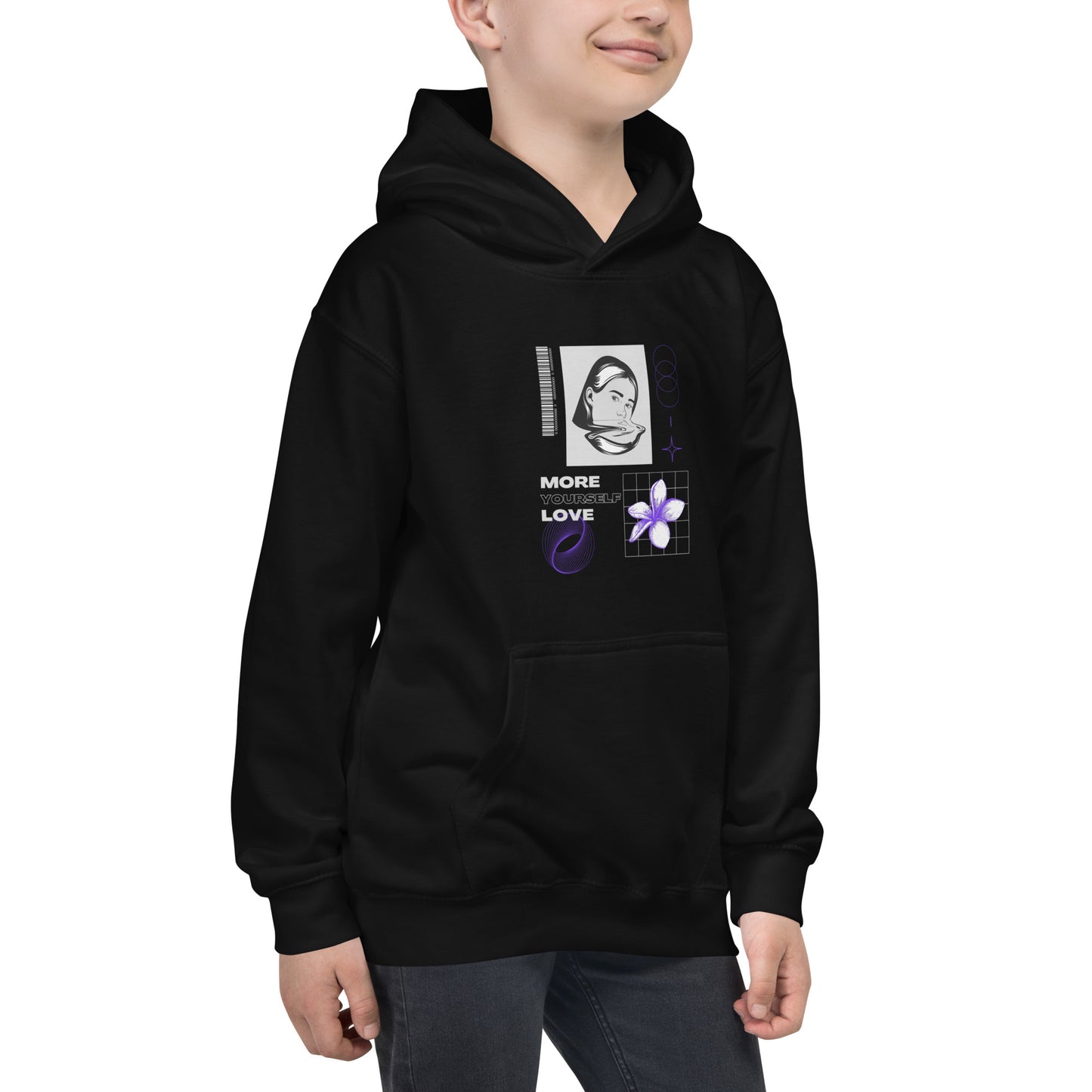 Nurture Yourself Love Yourself More Kid's Hoodie - FLAKOUT