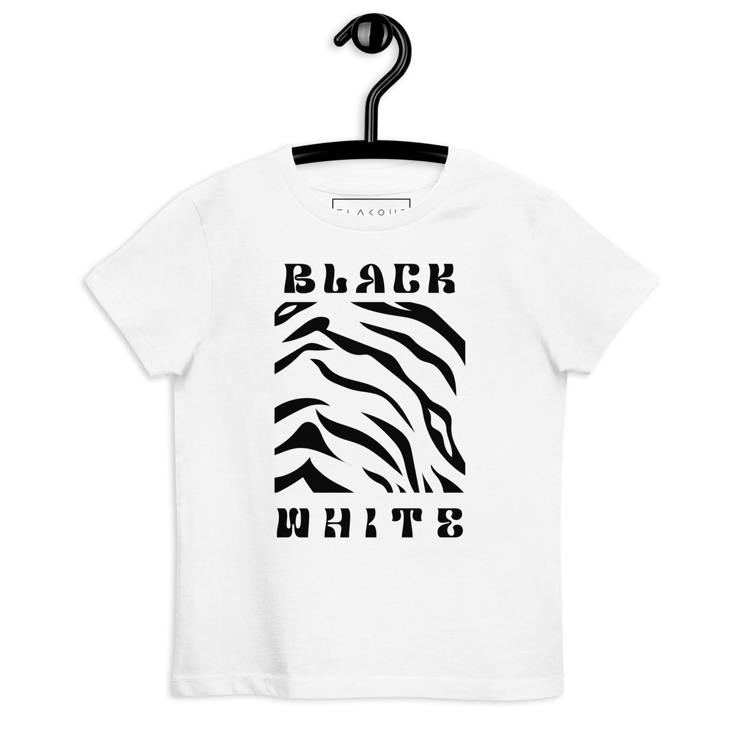 Opulent Onyx Tiger Kid's T-shirt - FLAKOUT