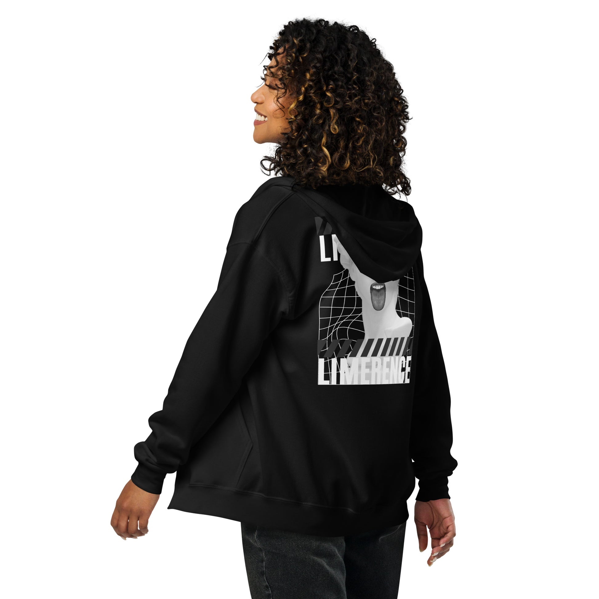 Limerence Heavy Harmony Fusion Zip Hoodie - Black - FLAKOUT