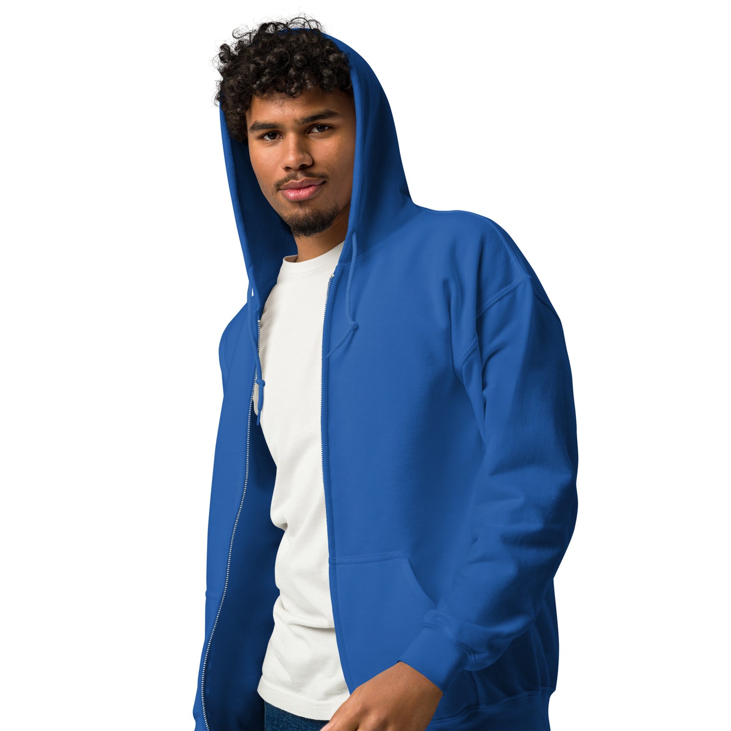 Nonnotine Dreamscape Trippin Heavy Harmony Fusion Zip Hoodie - Royal - FLAKOUT