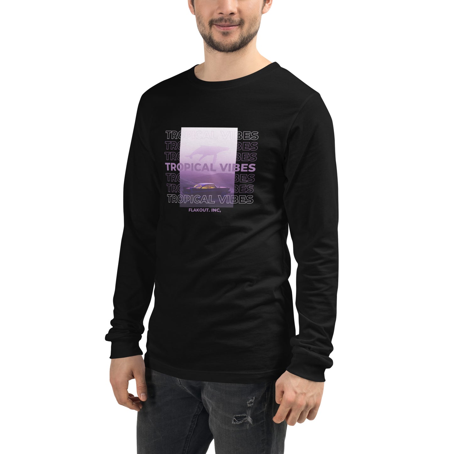 Tropical Vibes Odyssey Long Sleeve Tee - FLAKOUT