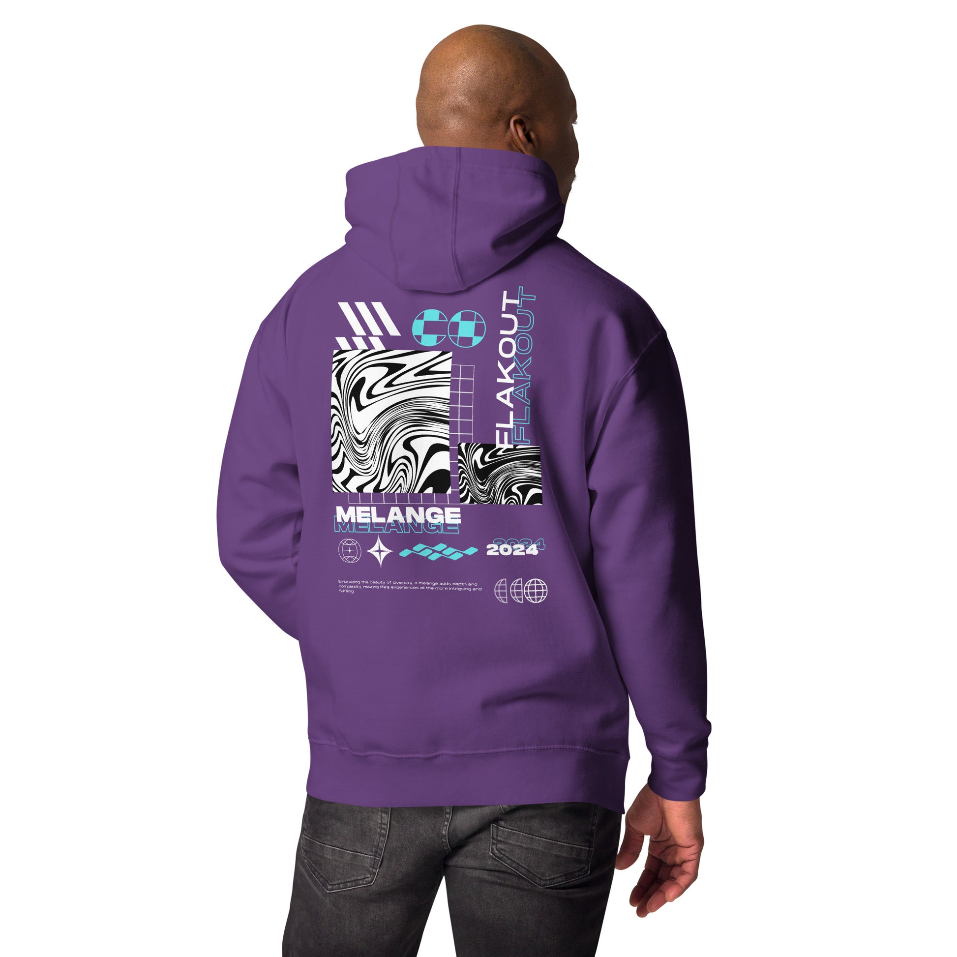 Melange Unisex Hoodie - FLAKOUT