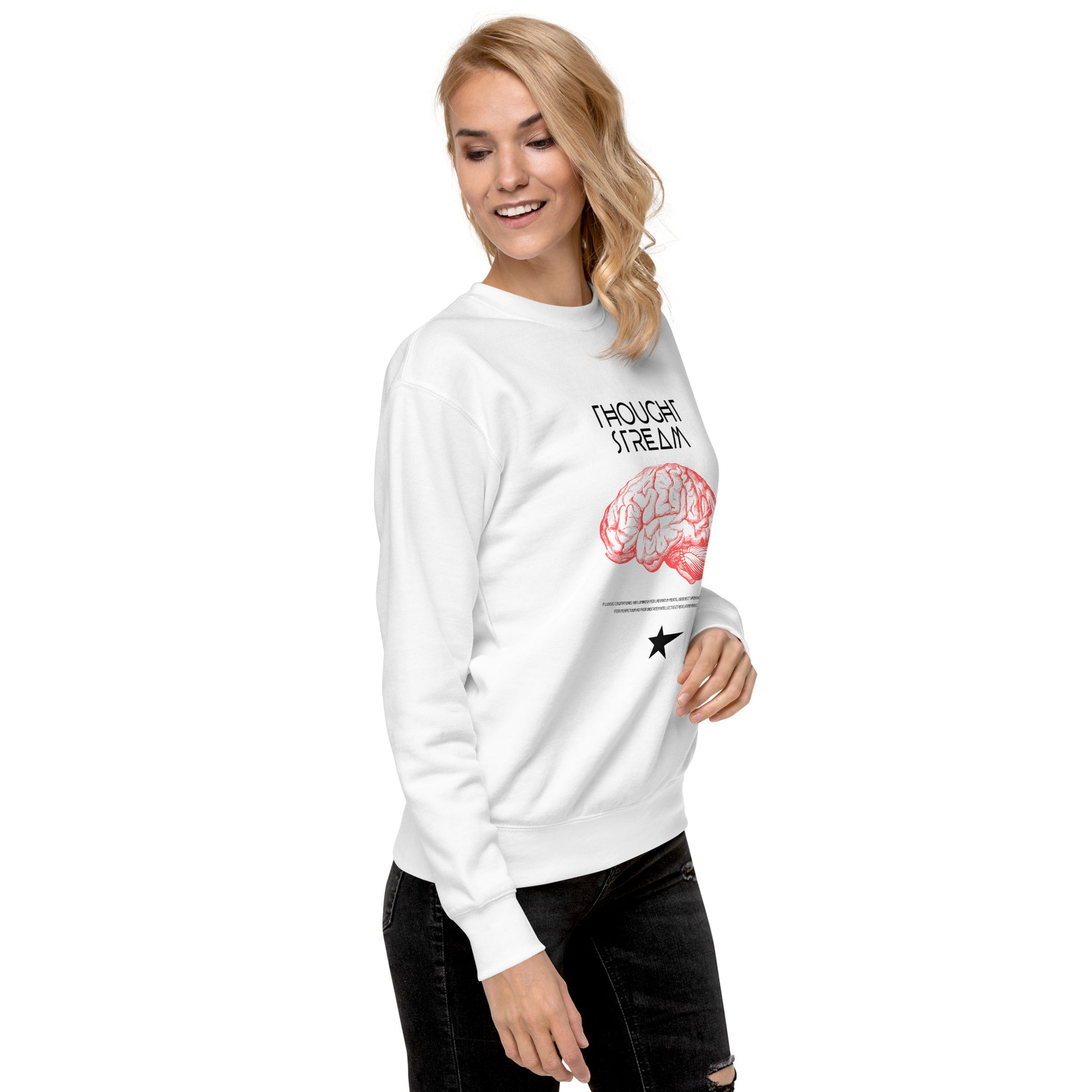 Thought Stream Unisex Fleece Sweatshirt - FLAKOUT