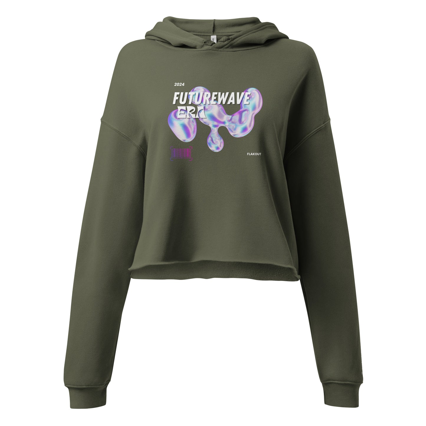 Futurewave Era Women's Crop Hoodie - FLAKOUT