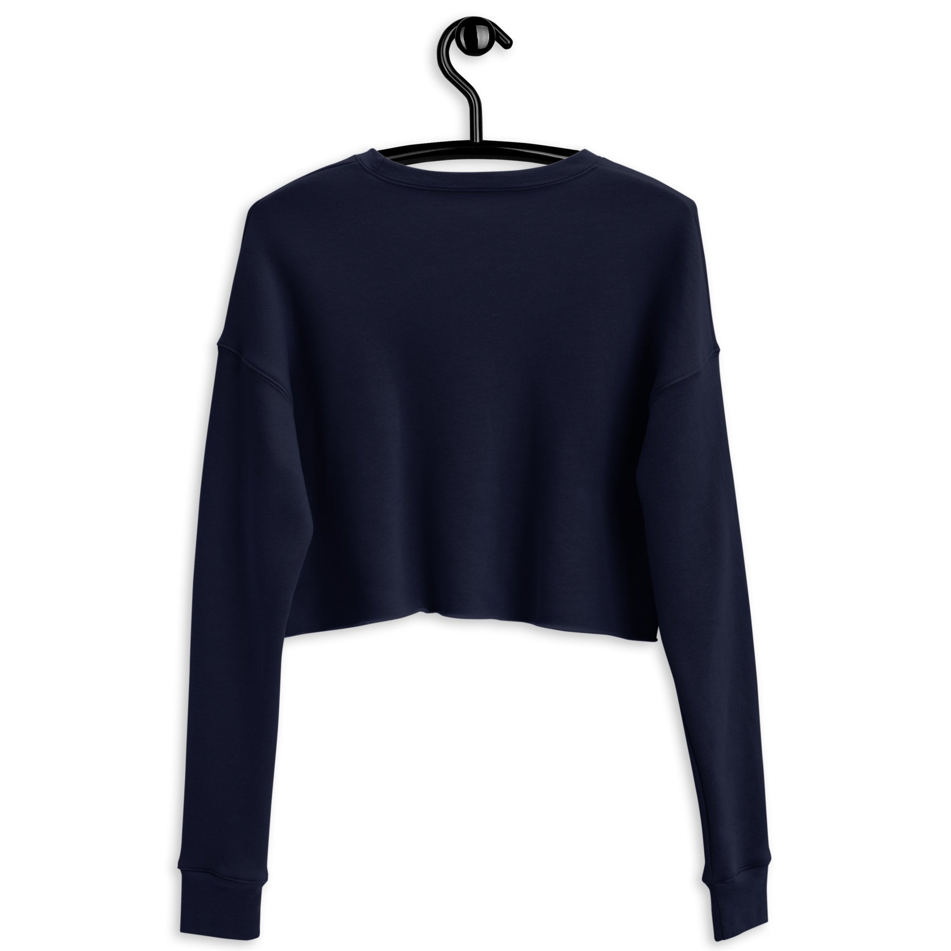 Lunar Eclipsis Women's Crop Sweatshirt - Navy - FLAKOUT