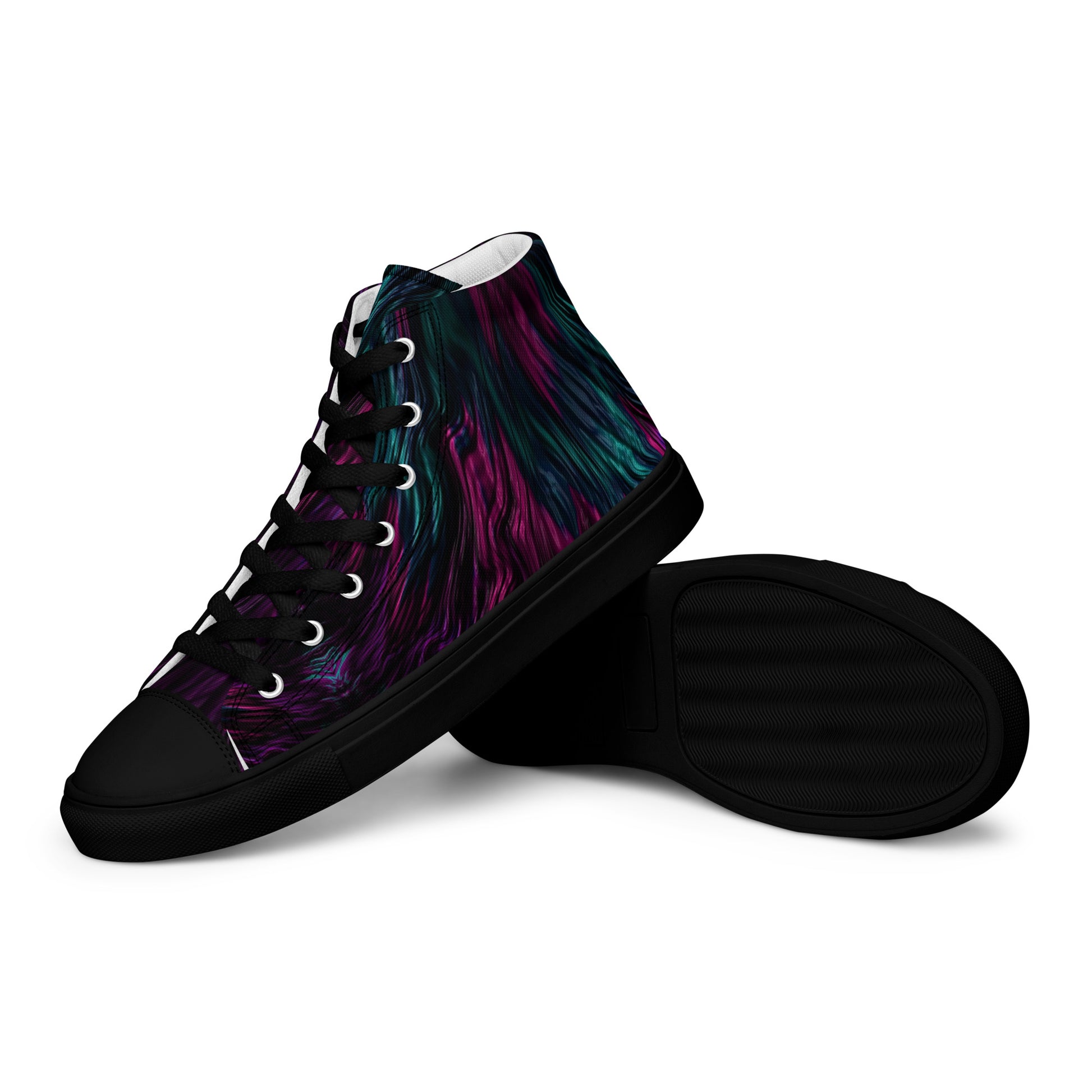 Harmony Fusion Women's High Top Canvas Shoes - FLAKOUT