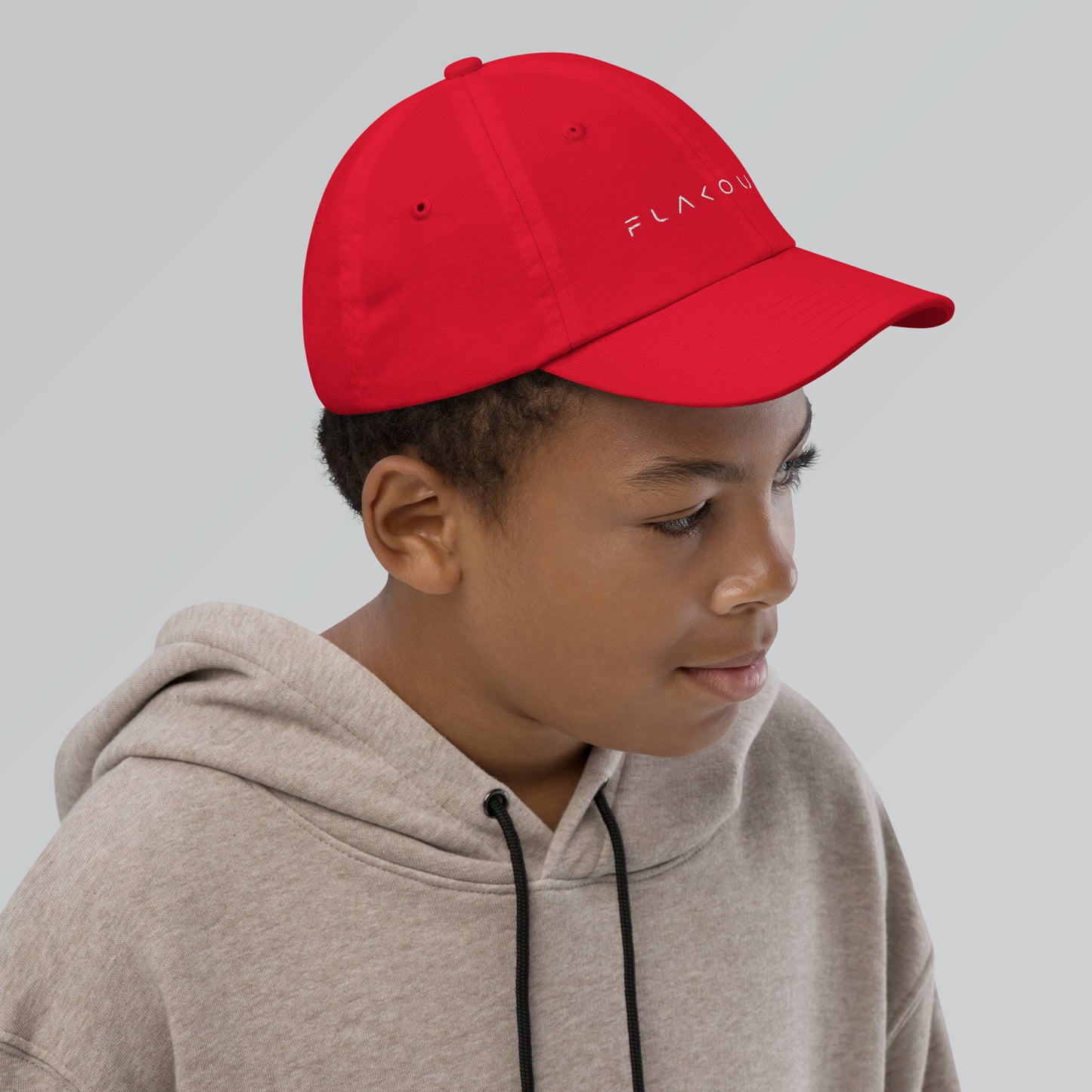 FLAKOUT Logo Embroidered Kid's Baseball Cap