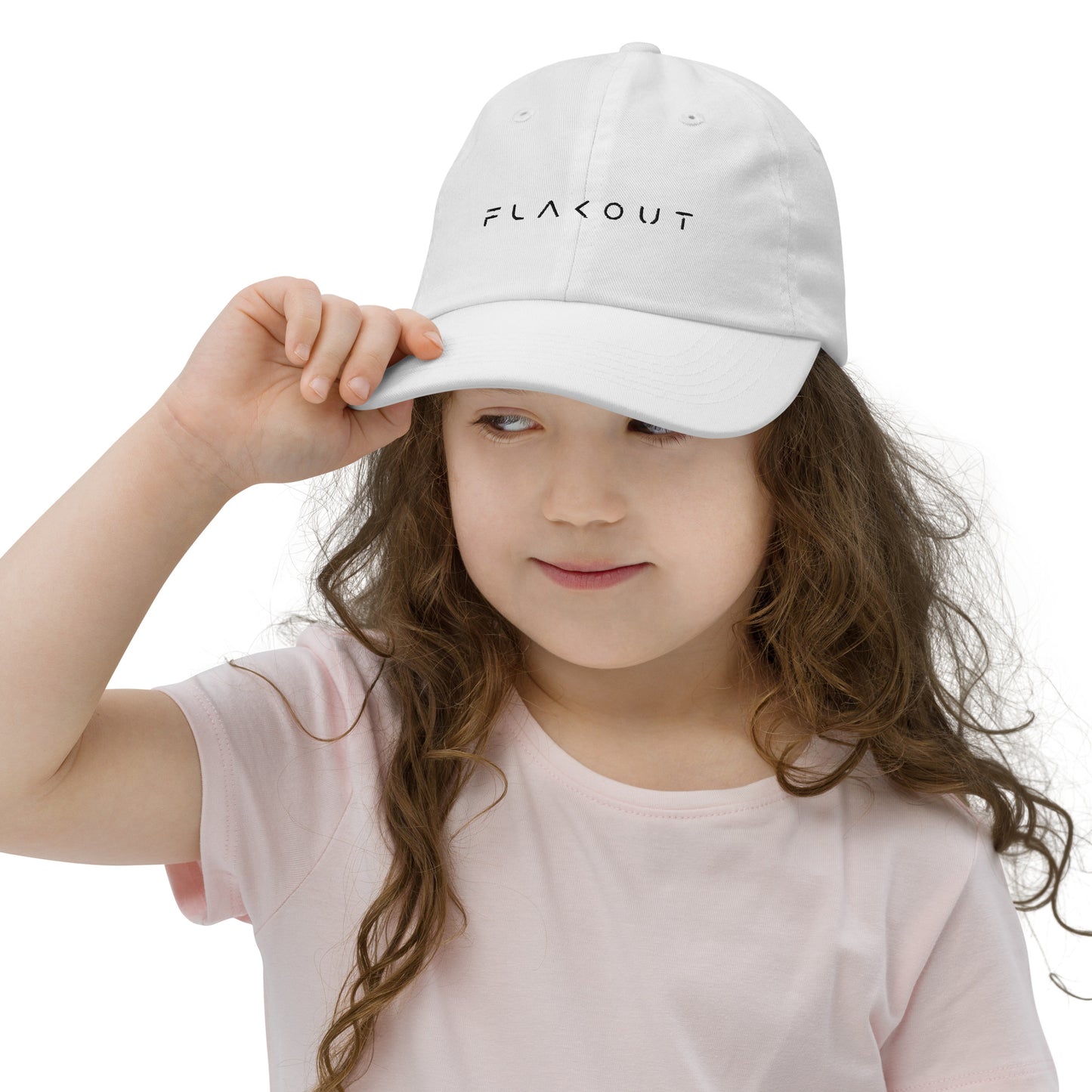 FLAKOUT Logo Embroidered Kid's Baseball Cap