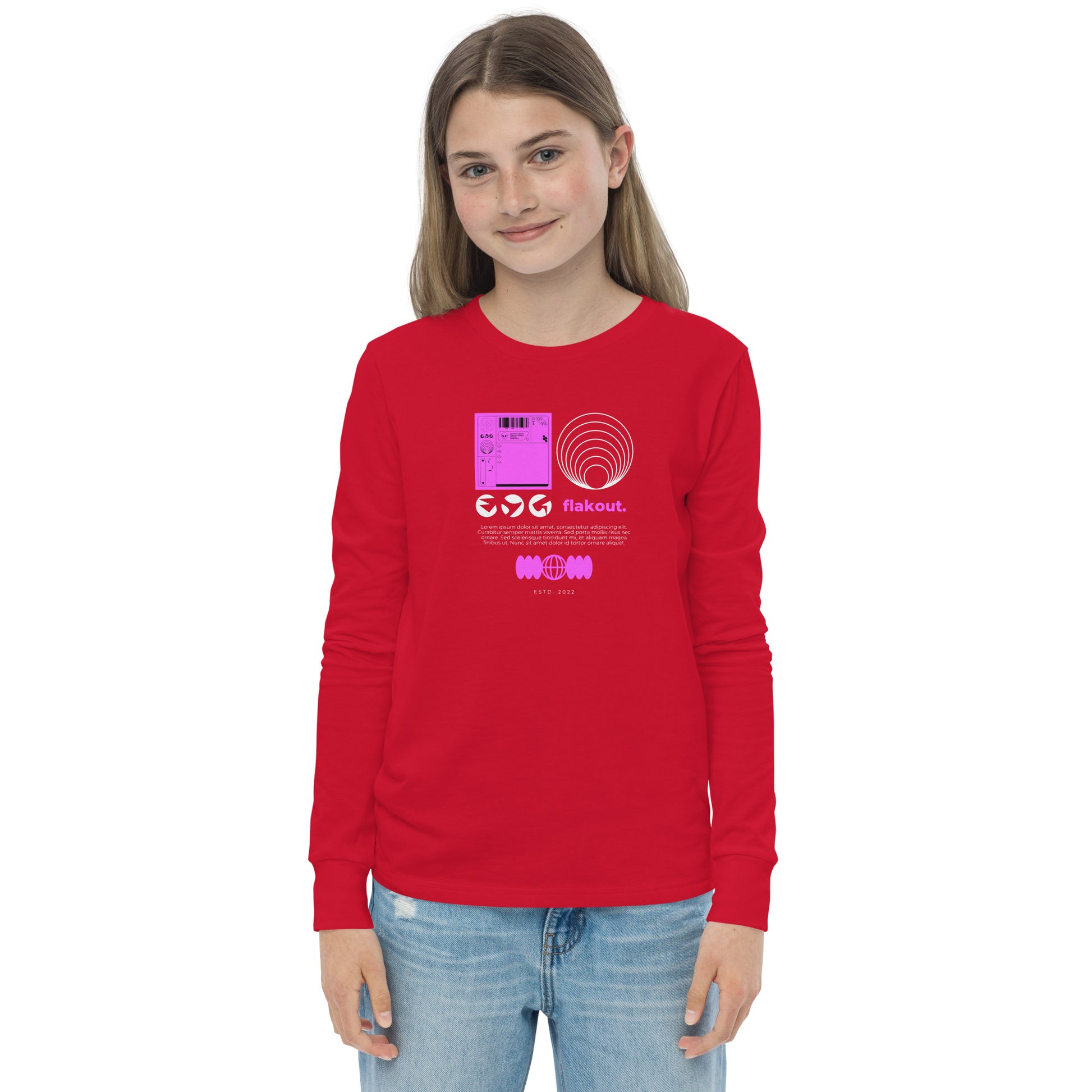 Kid's Long Sleeve Shirt Flakout. - FLAKOUT