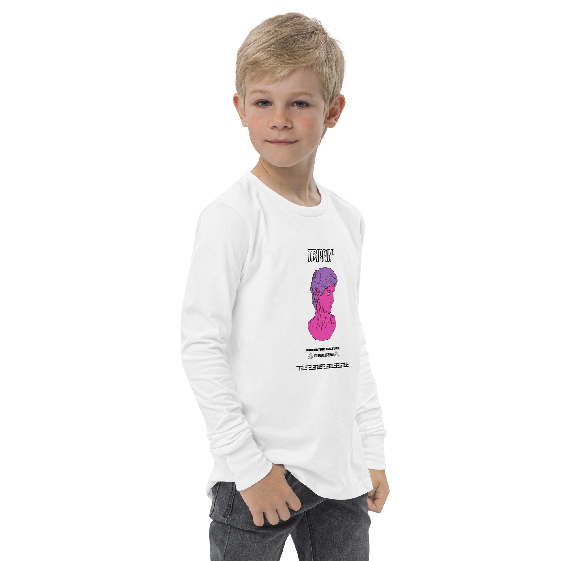 Nonnotine Dreamscape Trippin Kid's Long Sleeve Shirt - FLAKOUT