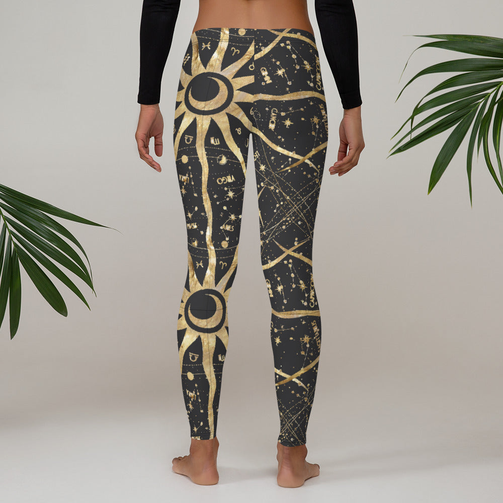 Women's Leggings Ancient Sun - FLAKOUT